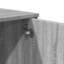 vidaXL szürke sonoma szerelt fa dohányzóasztal 100x35x74,5 cm