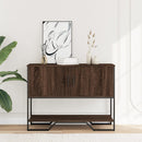 vidaXL barna tölgyszínű szerelt fa dohányzóasztal 100x35x74,5 cm