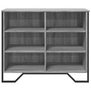 vidaXL szürke sonoma színű szerelt fa tálalószekrény 91x35,5x74,5 cm