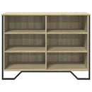 vidaXL sonoma tölgy színű szerelt fa tálalóasztal 101 x 35,5 x 74,5 cm