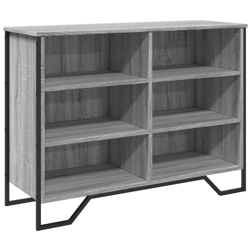 vidaXL szürke sonoma színű szerelt fa tálalószekrény 101x35,5x74,5 cm