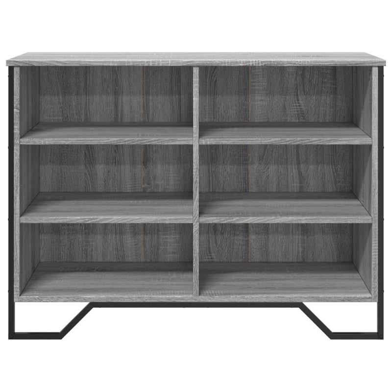 vidaXL szürke sonoma színű szerelt fa tálalószekrény 101x35,5x74,5 cm
