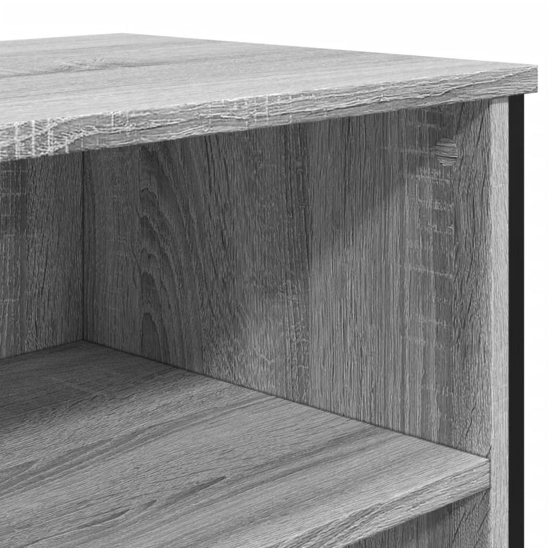 vidaXL szürke sonoma színű szerelt fa tálalószekrény 101x35,5x74,5 cm
