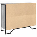 vidaXL szürke sonoma színű szerelt fa tálalószekrény 97x32,5x74,5 cm