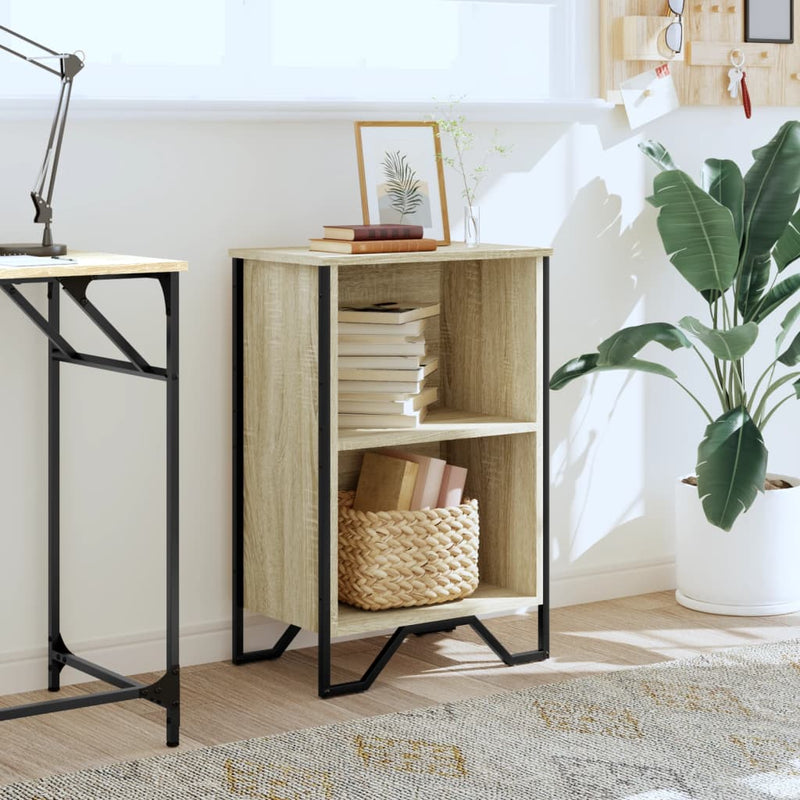 vidaXL sonoma tölgy színű szerelt fa könyvszekrény 50 x 31 x 74,5 cm