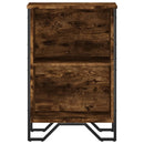 vidaXL füstös tölgy színű szerelt fa könyvszekrény 50 x 31 x 74,5 cm