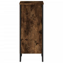 vidaXL füstös tölgy színű szerelt fa könyvszekrény 50 x 31 x 74,5 cm