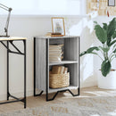 vidaXL szürke sonoma színű szerelt fa könyvespolc 50 x 31 x 74,5 cm