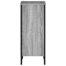 vidaXL szürke sonoma színű szerelt fa könyvespolc 50 x 31 x 74,5 cm