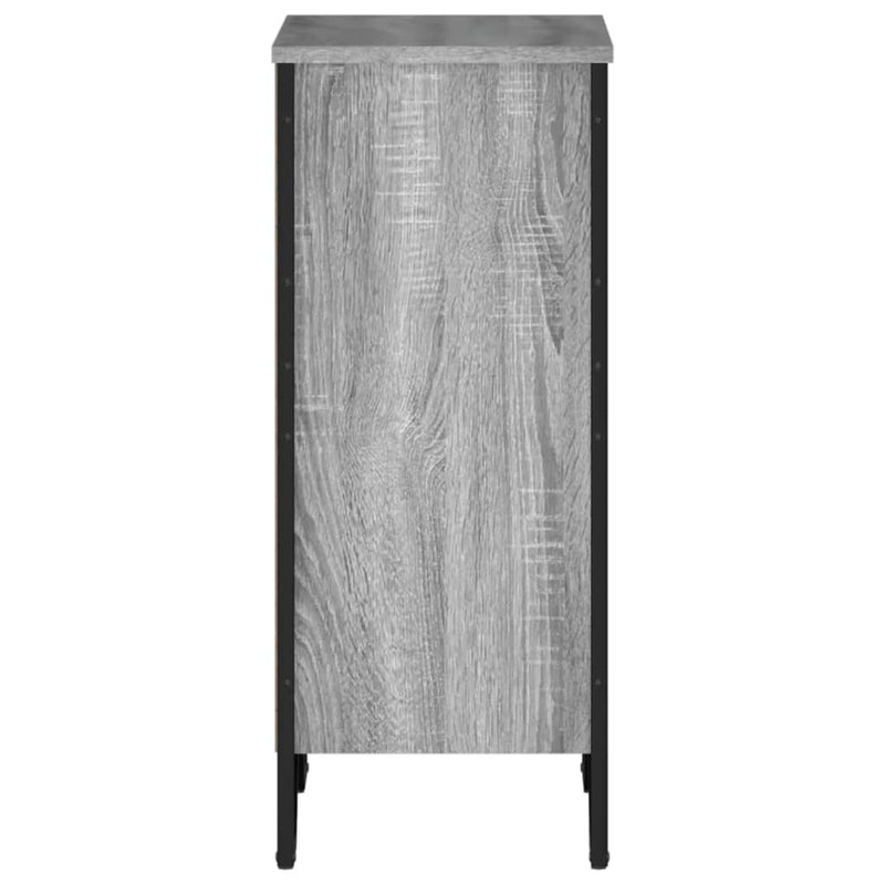 vidaXL szürke sonoma színű szerelt fa könyvespolc 50 x 31 x 74,5 cm