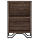 vidaXL barna tölgy színű szerelt fa könyvszekrény 50 x 31 x 74,5 cm