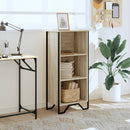 vidaXL sonoma tölgy színű szerelt fa könyvszekrény 50 x 31 x 106 cm