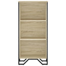 vidaXL sonoma tölgy színű szerelt fa könyvszekrény 50 x 31 x 106 cm