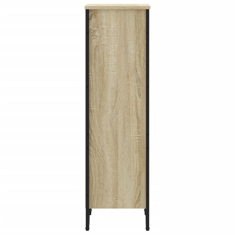 vidaXL sonoma tölgy színű szerelt fa könyvszekrény 50 x 31 x 106 cm