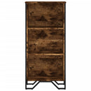 vidaXL füstös tölgy színű szerelt fa könyvszekrény 50 x 31 x 106 cm