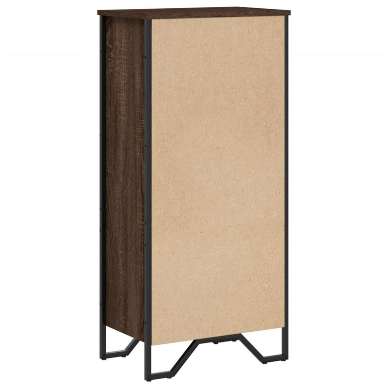 vidaXL barna tölgy színű szerelt fa könyvszekrény 50 x 31 x 106 cm