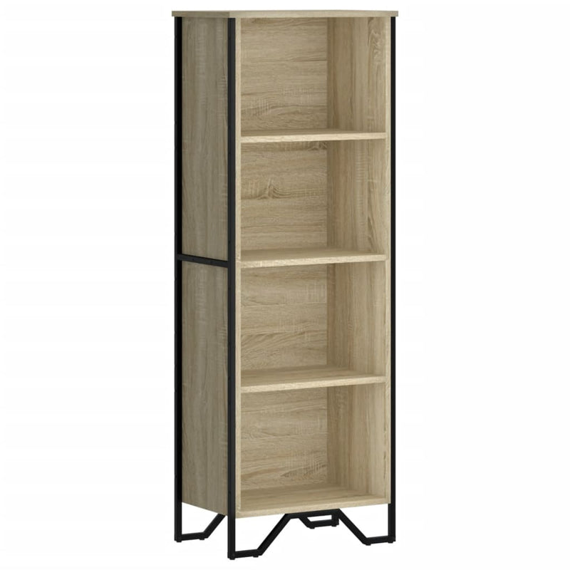 vidaXL sonoma tölgy színű szerelt fa könyvszekrény 50 x 31 x 74,5 cm