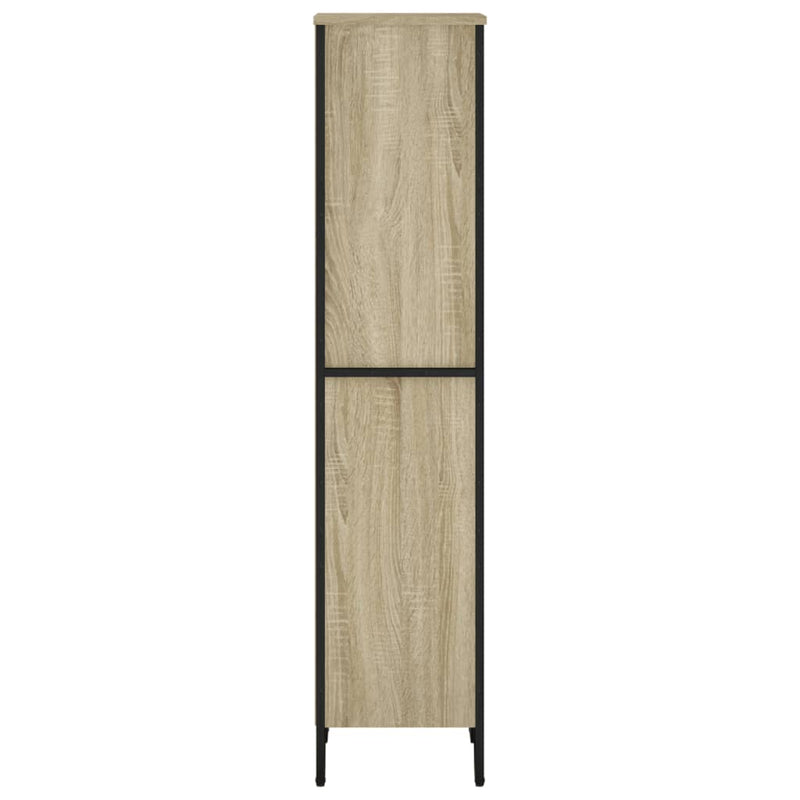 vidaXL sonoma tölgy színű szerelt fa könyvszekrény 50 x 31 x 74,5 cm