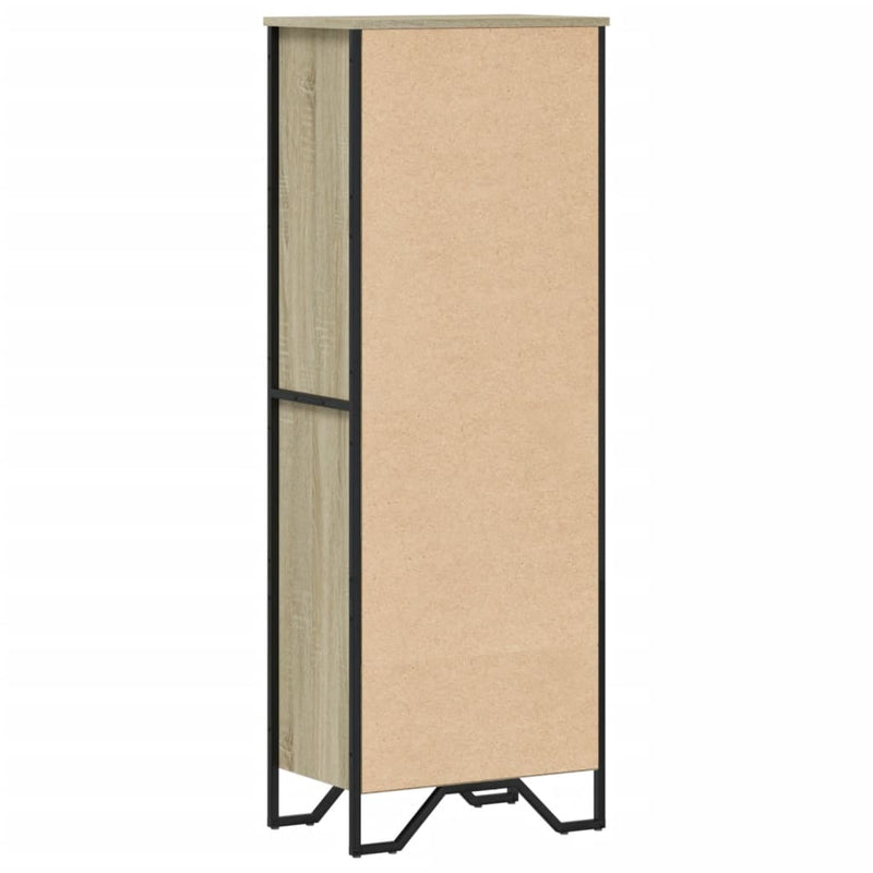 vidaXL sonoma tölgy színű szerelt fa könyvszekrény 50 x 31 x 74,5 cm
