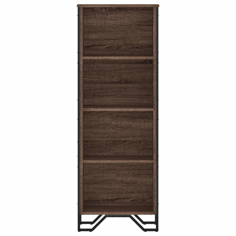 vidaXL barna tölgy színű szerelt fa könyvszekrény 50 x 31 x 137,5 cm