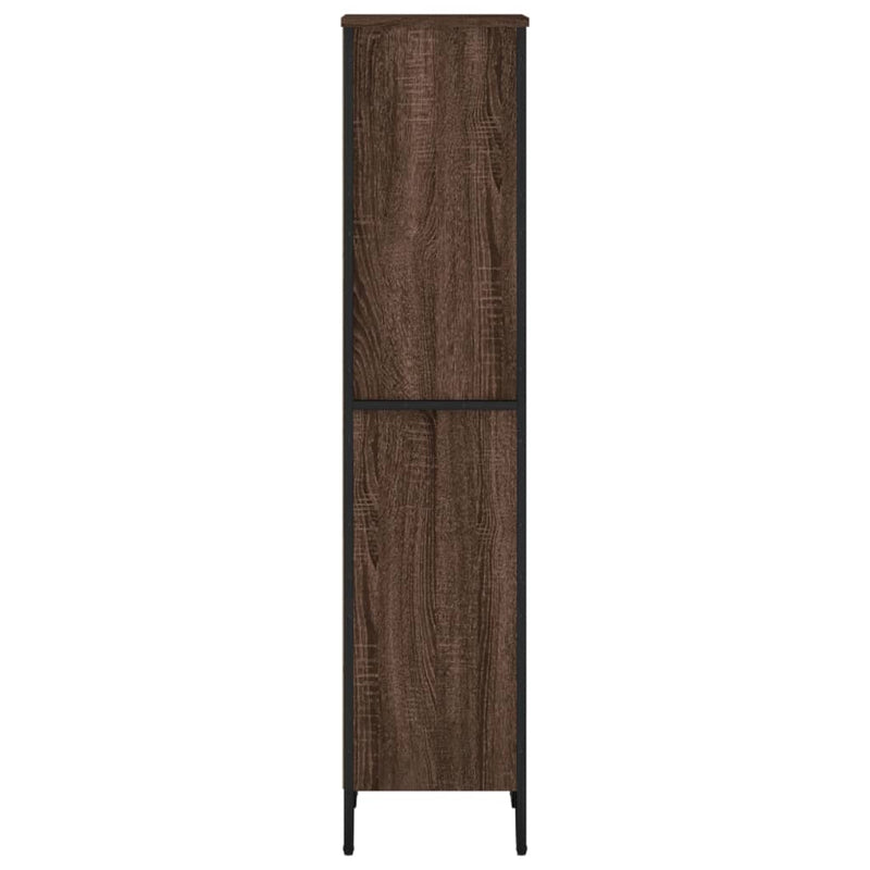 vidaXL barna tölgy színű szerelt fa könyvszekrény 50 x 31 x 137,5 cm