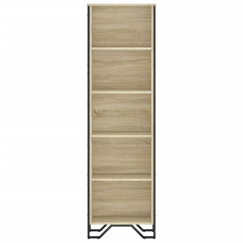 vidaXL sonoma tölgy színű szerelt fa könyvszekrény 50 x 31 x 169 cm