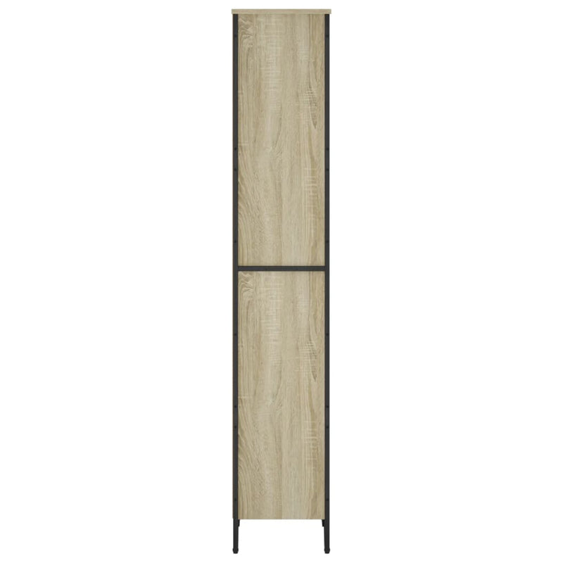 vidaXL sonoma tölgy színű szerelt fa könyvszekrény 50 x 31 x 169 cm