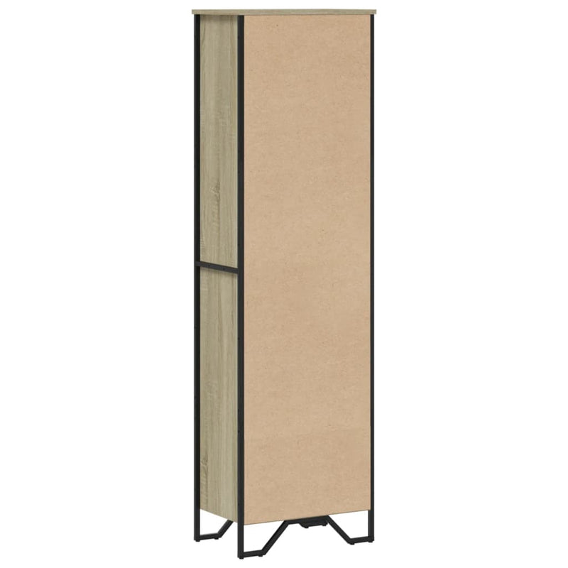 vidaXL sonoma tölgy színű szerelt fa könyvszekrény 50 x 31 x 169 cm