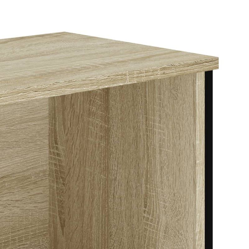 vidaXL sonoma tölgy színű szerelt fa könyvszekrény 50 x 31 x 169 cm
