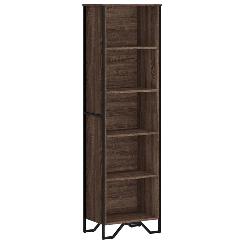 vidaXL barna tölgy színű szerelt fa könyvszekrény 50 x 31 x 169 cm