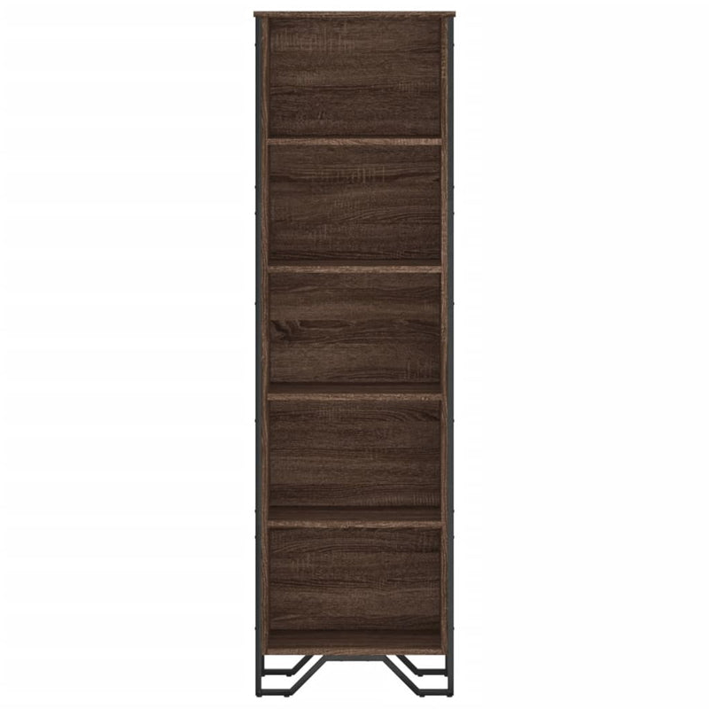 vidaXL barna tölgy színű szerelt fa könyvszekrény 50 x 31 x 169 cm