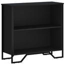 vidaXL fekete szerelt fa könyvszekrény 80 x 31 x 74,5 cm