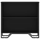 vidaXL fekete szerelt fa könyvszekrény 80 x 31 x 74,5 cm