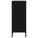 vidaXL fekete szerelt fa könyvszekrény 80 x 31 x 74,5 cm