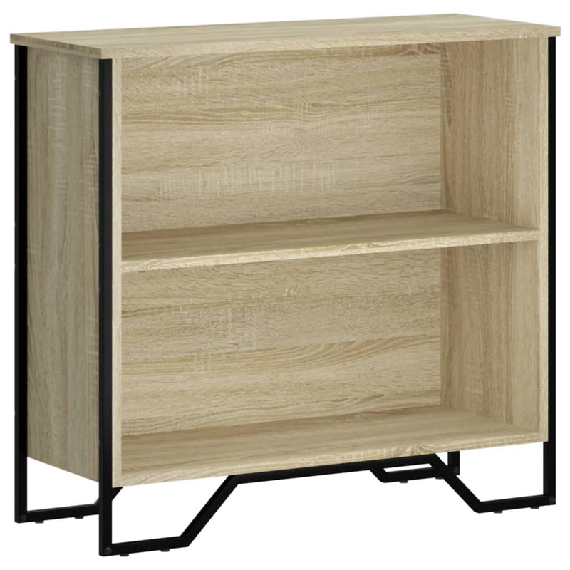 vidaXL sonoma tölgy színű szerelt fa könyvespolc 80 x 31 x 74,5 cm