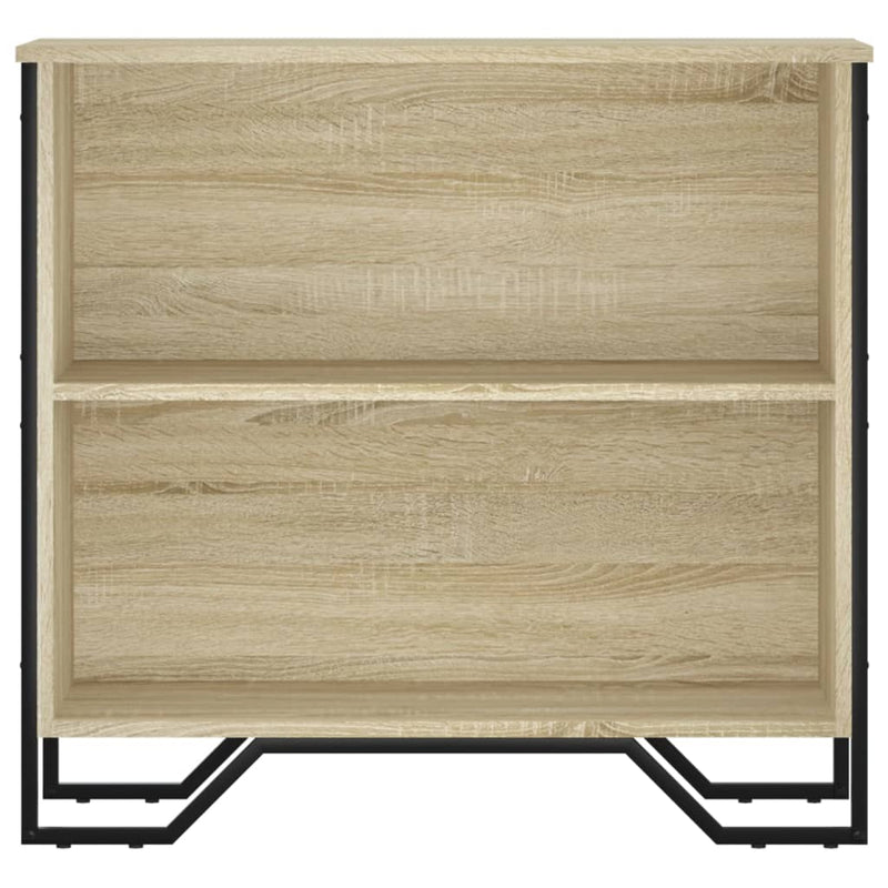 vidaXL sonoma tölgy színű szerelt fa könyvespolc 80 x 31 x 74,5 cm