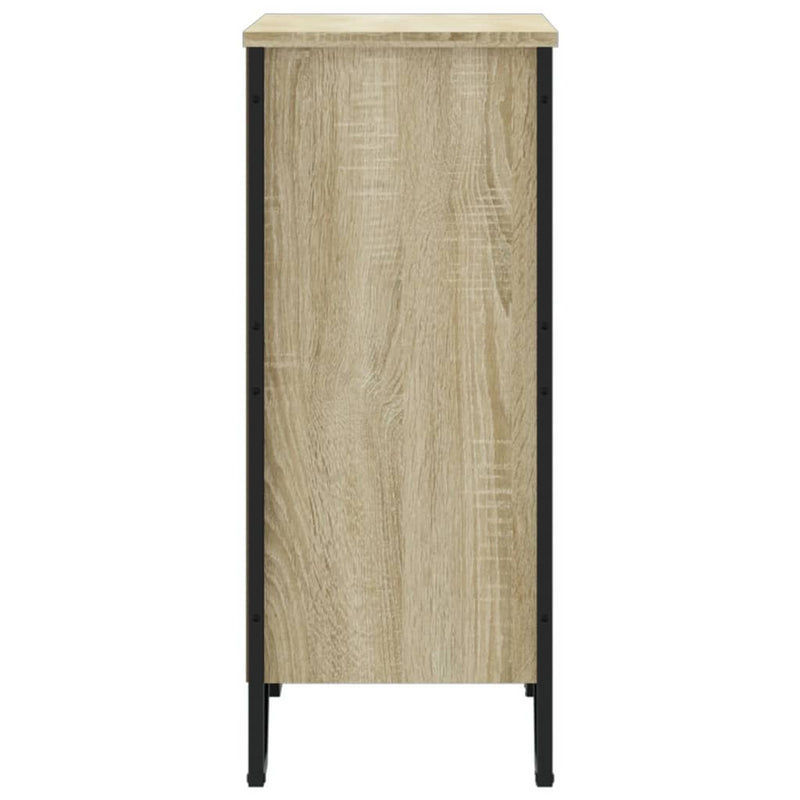 vidaXL sonoma tölgy színű szerelt fa könyvespolc 80 x 31 x 74,5 cm