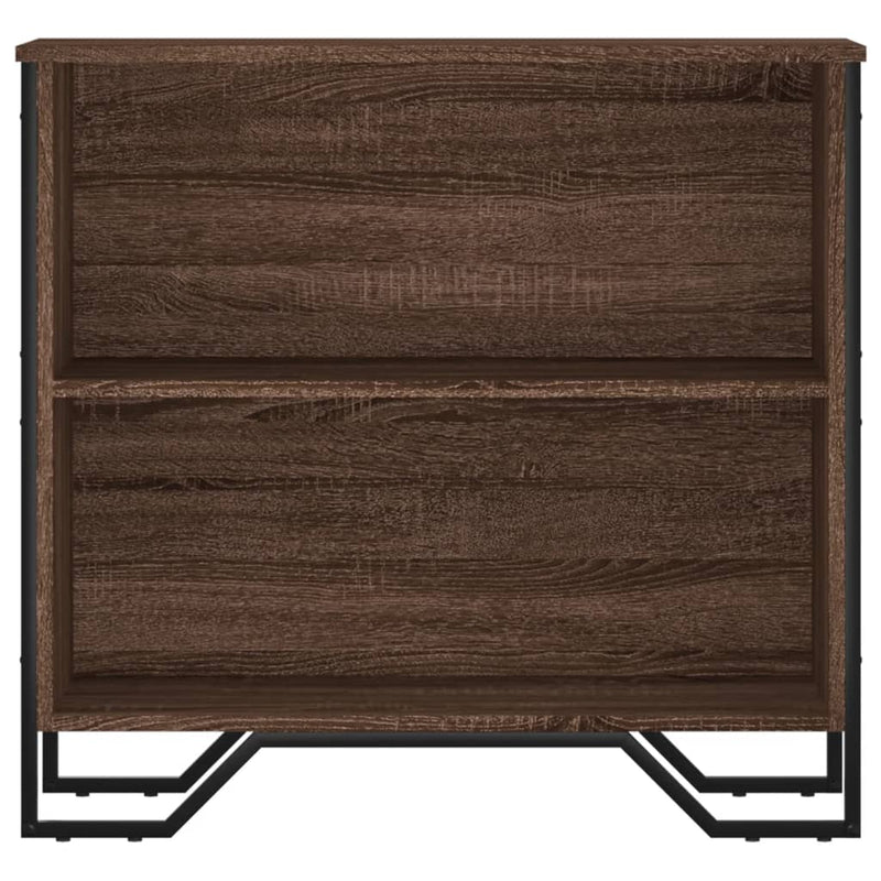 vidaXL barna tölgy színű szerelt fa könyvszekrény 80 x 31 x 74,5 cm