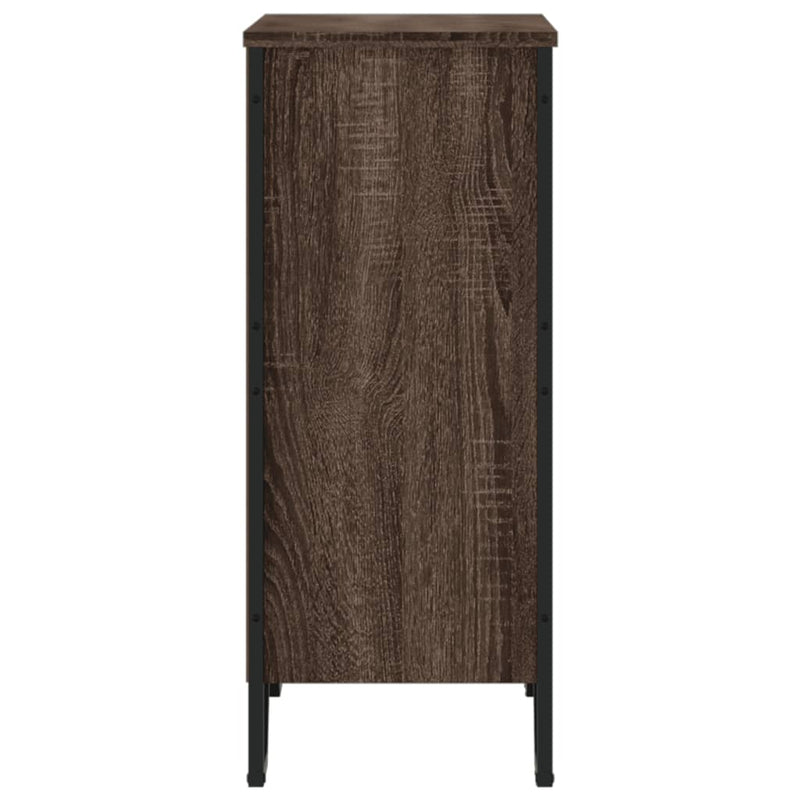 vidaXL barna tölgy színű szerelt fa könyvszekrény 80 x 31 x 74,5 cm