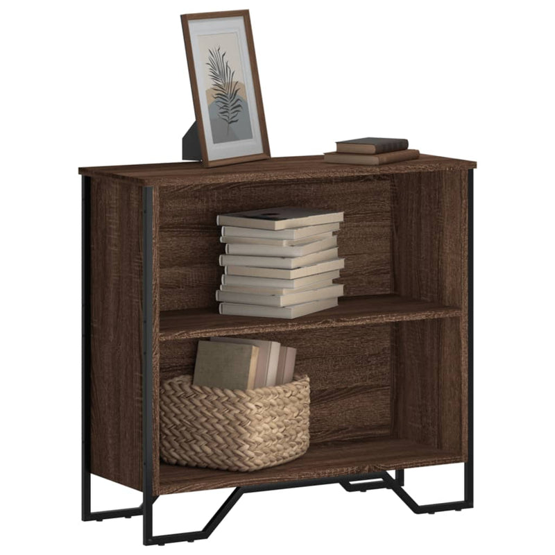 vidaXL barna tölgy színű szerelt fa könyvszekrény 80 x 31 x 74,5 cm