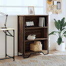 vidaXL barna tölgy színű szerelt fa könyvszekrény 80 x 31 x 106 cm