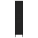 vidaXL fekete szerelt fa könyvszekrény 80 x 31 x 137,5 cm