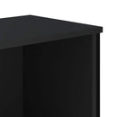 vidaXL fekete szerelt fa könyvszekrény 80 x 31 x 137,5 cm
