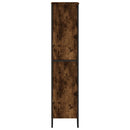 vidaXL füstös tölgy színű szerelt fa könyvszekrény 80 x 31 x 137,5 cm