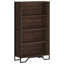 vidaXL barna tölgy színű szerelt fa könyvszekrény 80 x 31 x 137,5 cm