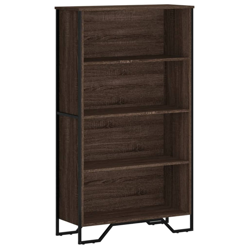 vidaXL barna tölgy színű szerelt fa könyvszekrény 80 x 31 x 137,5 cm