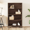 vidaXL barna tölgy színű szerelt fa könyvszekrény 80 x 31 x 137,5 cm