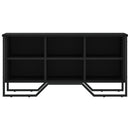 vidaXL fekete szerelt fa cipőszekrény 90 x 38 x 45,5 cm