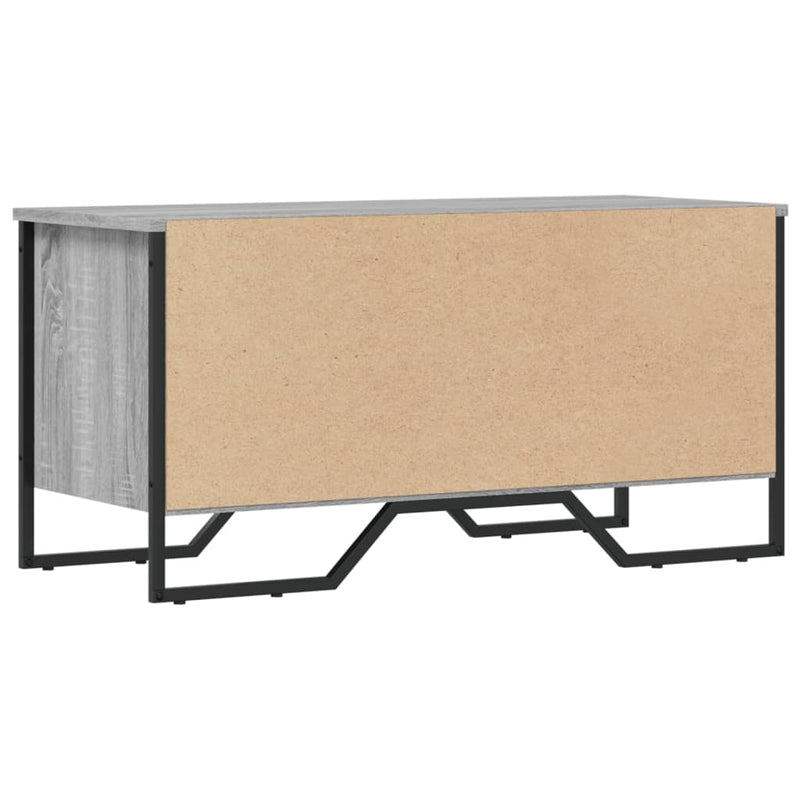 vidaXL szürke sonoma színű szerelt fa cipőszekrény 90 x 38 x 45,5 cm