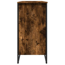 vidaXL füstös tölgy színű szerelt fa cipőszekrény 80 x 38 x 78 cm